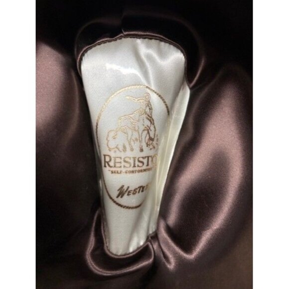 Resistol 7 1/8 XX Beaver Felt Cowboy Hat Western Style Brown - Picture 8 of 9